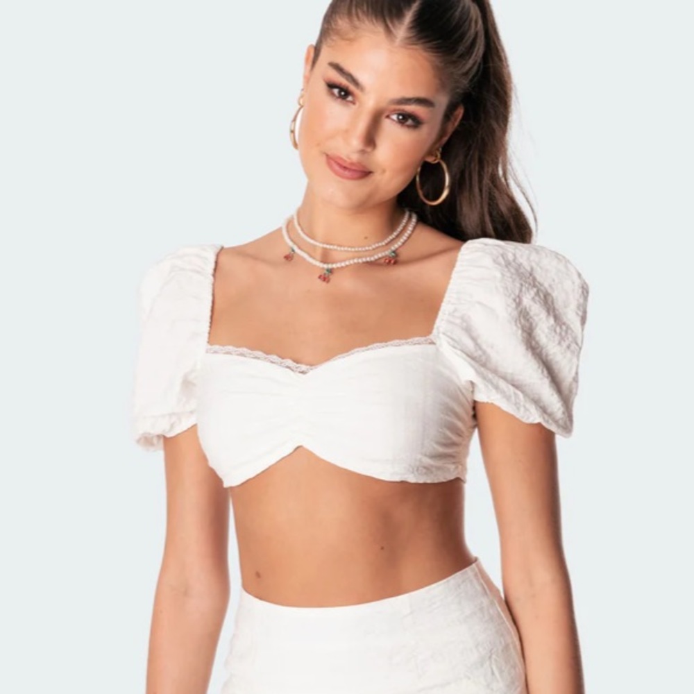 Edited white top